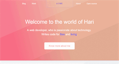 Desktop Screenshot of harikt.com